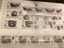 10x Kazakhstan WWF - stamps / Timbres - MNH** Alb. - Sale!