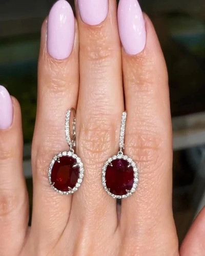 65ct oval cut natural red - cut,