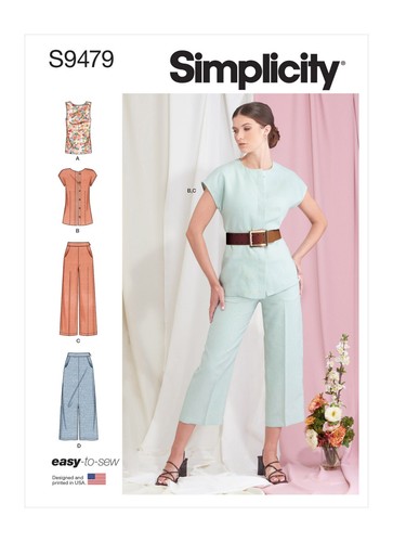 Simplicité 9479 jupe pantalon - simplicité,