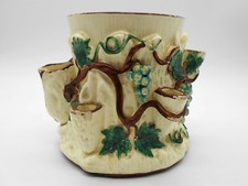 CHARLES DE BOISSIMON EARTHENWARE PIPE HOLDER TOBACCO BOX / JAR