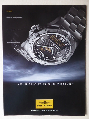 2012 2013 pub montre - 2012-2013, breitling