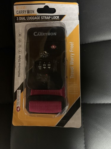 Dial luggage strap - strap, lock