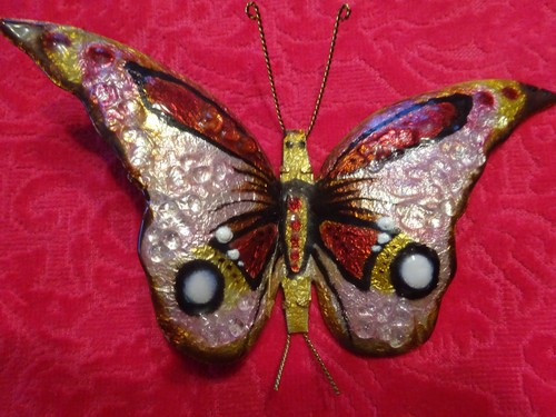 Emaux limoges papillon - emaux, de