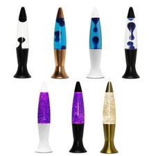 Lampe À Lave Rétro De Table ROXY Avec Ampoule Magma Décoration Lumineuse