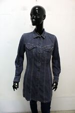 Diesel Denim Shirt Womens Size M Long Chemise Shirt Woman Long Sleeve