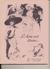 BIBLIOTHEQUE EROTIQUE ET GALANTE TIROIR SECRET DE FELICIEN ROPS VENTE MAI 1989