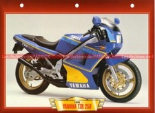 YAMAHA TZR 250 TZR250 1986 (1986-1989) : Fiche Moto #000105
