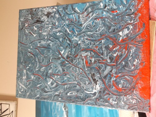 Tableau peinture abstraite - tableau,
