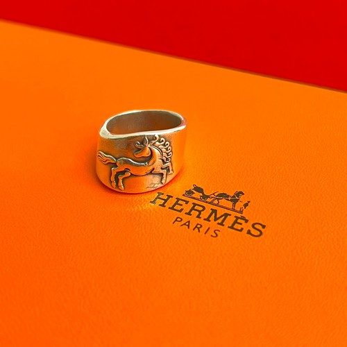 Bague cheval galop hermes - bague,