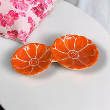 Orange Ceramic Bowl - Tableware & Decoration - Mediterranean Style