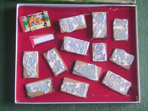 Ancienne boîte tampons - ancienne,