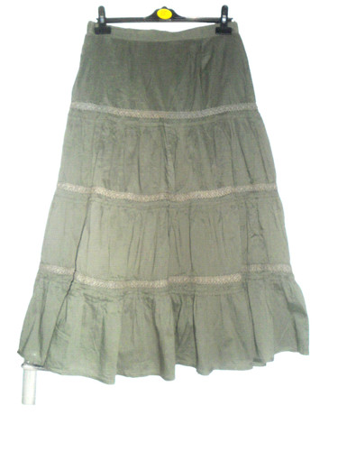 Blanche porte jupe longue - blanche,