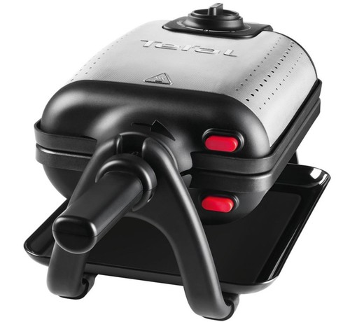 Tefal gaufrier 1200w noir - 1200w, noir/inox