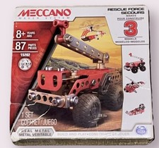 Meccano, Multimodels, Rescue Force Squad 3 Model Set Build & Play NEW OPEN BOX