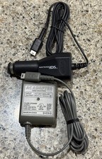 Bundle of 2 Official Nintendo DS Lite Chargers | Wall + Car Adapters | AC DC