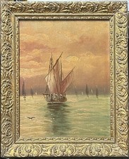 Seascape Fishing Boat Original