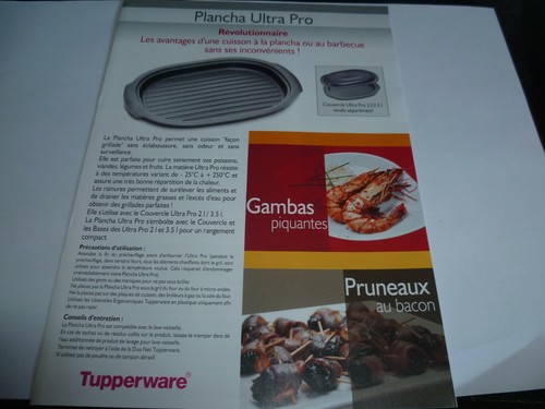 Tupperware neuve fiche double - neuve,