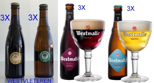 Westvleteren westmalle 12x - westvleteren, &