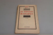 Georges SIMENON  LES DEMOISELLES DE CONCARNEAU Gallimard  Nrf 1936
