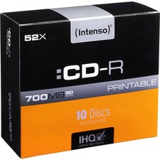 Intenso 1801622 CD-R 80 vierge