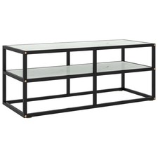 Meuble TV Noir avec Verre