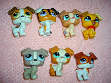 lot de 7 littlest pet shop