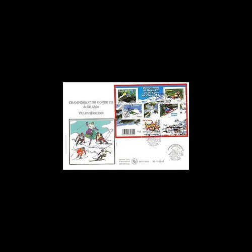 Fdc soie bloc - fdc,