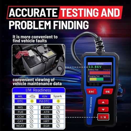 Scanner obd2 pour voiture - scanner,