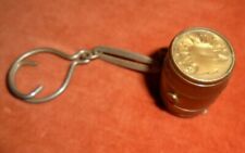Small Barrel CATALUNYA WINE Gold Keyring - 27mm Tall - Plastic