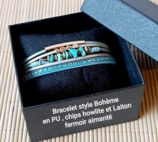 Bracelet Style Bohème en PU