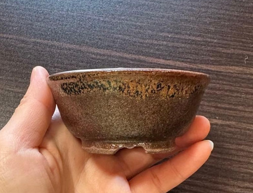 Pot bonsaï japonais signé - à,