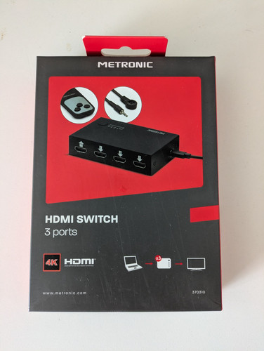Switch hdmi metronic ports - metronic, 3