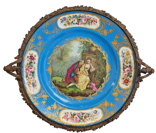Plat porcelaine dlg sèvres - dlg,