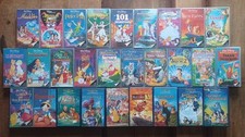Lot 28 Vhs Cassette Video Walt Disney Testées Et Rembobinées