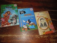 A VOIR ! LOT 3 ANCIENS LIVRES ENFANT " DISNEY " 2002/03