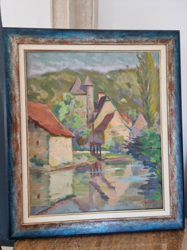 Peinture huile sur toile - ,