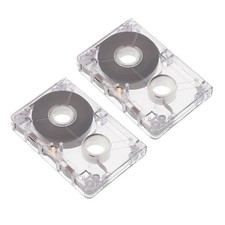  2 Pcs Mini Cassette Magnétophone K7 Audio Vierge Pour L'enregistrement