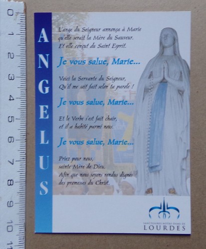 Image pieuse angelus - §,