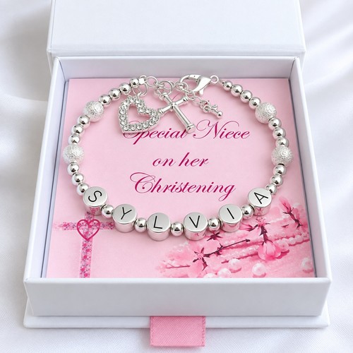 Bracelet avec nom - bracelet, fille