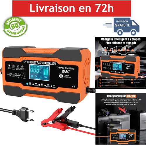 Chargeur batterie voiture 12v - chargeur,