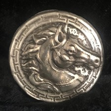 3 Oz  MK BarZ "Winners Circle"-Race Horse LTD Round .999 FS Hand Poured
