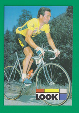 CYCLING cycling card BERNARD HINAULT winner of the Tour de France Pub LOOK