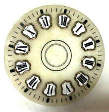 Petit cadran albatre & émail Zifferblatt dial horloge Comtoise uhr cartel clock