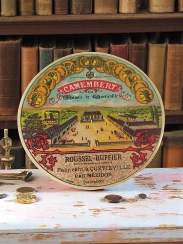 Etiquette fromagère vintage