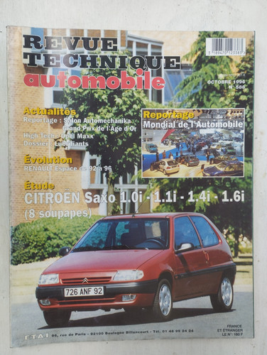 Revue technique citroën saxo - revue,