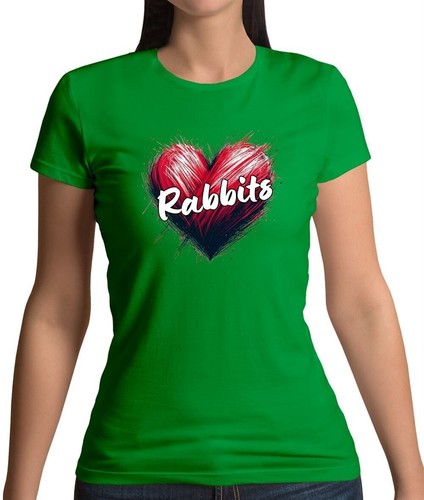 Shirt femme lapins cœur - t-shirt,