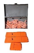 Nerf N-Strike Foot Locker Crate Case Gun Ammo Grey Box With 3 Clips,Fully Loaded