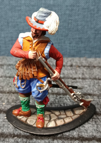 Soldat plomb mousquetaire - soldat,