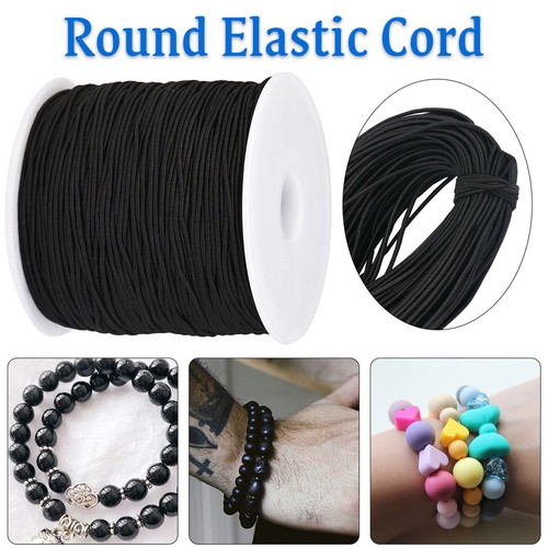 Corde élastique ronde noire - Élastique,