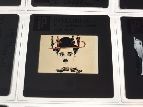 Charlie chaplin diapositive - -,